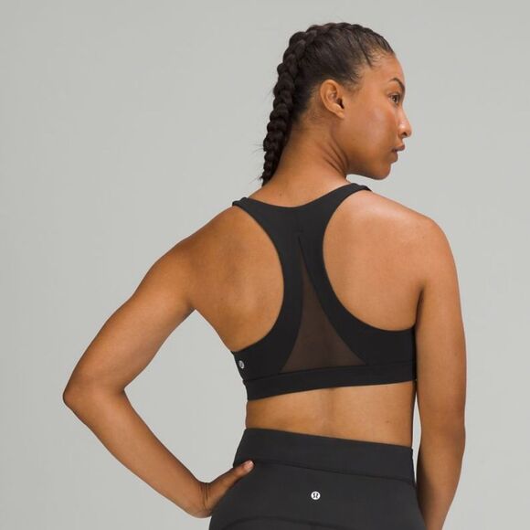 lululemon athletica Other - Lululemon athletica Women's Black Invigorate Mesh Racerback Bra Size 6